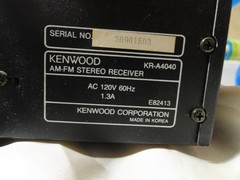 KENWOOD KR‑A4040 AM/FM STEREO RECEIVER — VINTAGE Hi‑Fi | CLASSIC KENWOOD SOUND