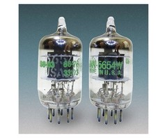 Riverstone Audio Tested/Matched Pair 2 Tubes 7-Pin JAN 5654W Vacuum Tubes