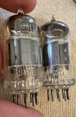 NOS Matched Pair RCA 12AX7A ECC83 12AX7 phono Grade Audio Tubes