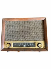 Curtis Mathes AM Tube Radio Wood Cabinet Tabletop Receiver