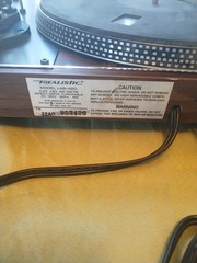 REALISTIC LAB-420 TURNTABLE WORKING VINTAGE DIRECT DRIVE FULL AUTO NEW COVER