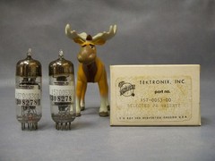 Tektronix 12BY7 Vacuum Tubes Factory Matched Pair of 2 Tubes