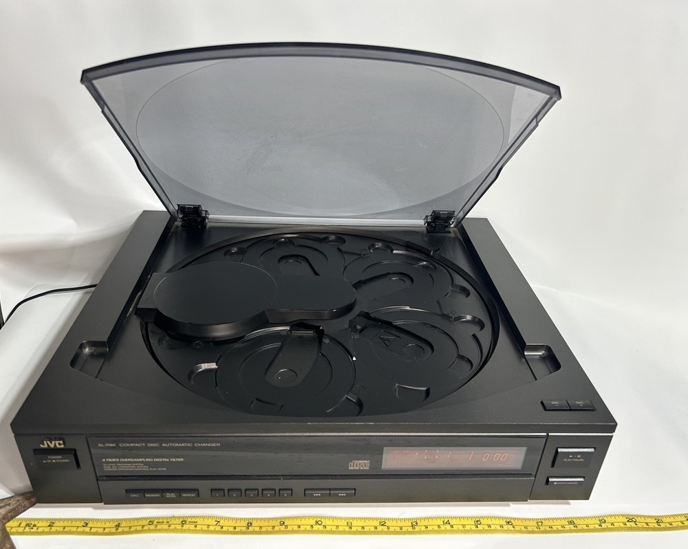 Vintage JVC XL-R86BK Compact Disc Automatic Changer Tested, Works! JVC XL R86BK