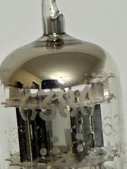 Two GE 6386 Tubes /Amplitrex Tested Balanced / D Get / x3 Mica / Early Type 1956