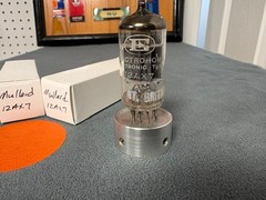 Matched Rare Pair of Mullard 12AX7 Electrohome Tubes – Amplitrex Gm Scores 100%