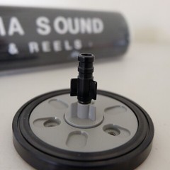 Akai GX-77 Reel to Reel – ONE Table w/ Spindle & Screws Assembly – Genuine Parts