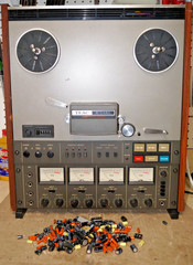 Serviced With Full Recap PRO Series Teac A-3440.READ&See Pictures Of Work Done.