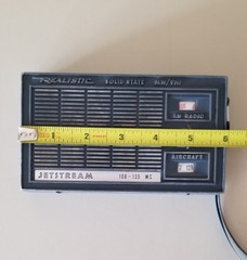 Vtg Realistic Jetstream 12-626 Solid State Radio AM/VHF *Works* [E1 411].