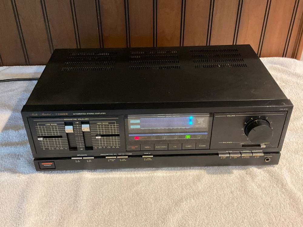 Vintage Fisher CA-276 Integrated Stereo Amplifier Parametric EQ Tested Japan 700