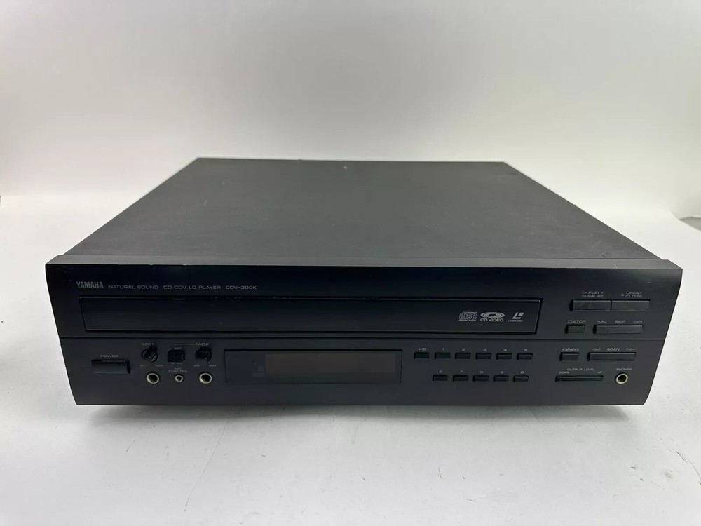 Yamaha CDV-300K Natural Sound CD CDV LD Laser Disc Player *READ*