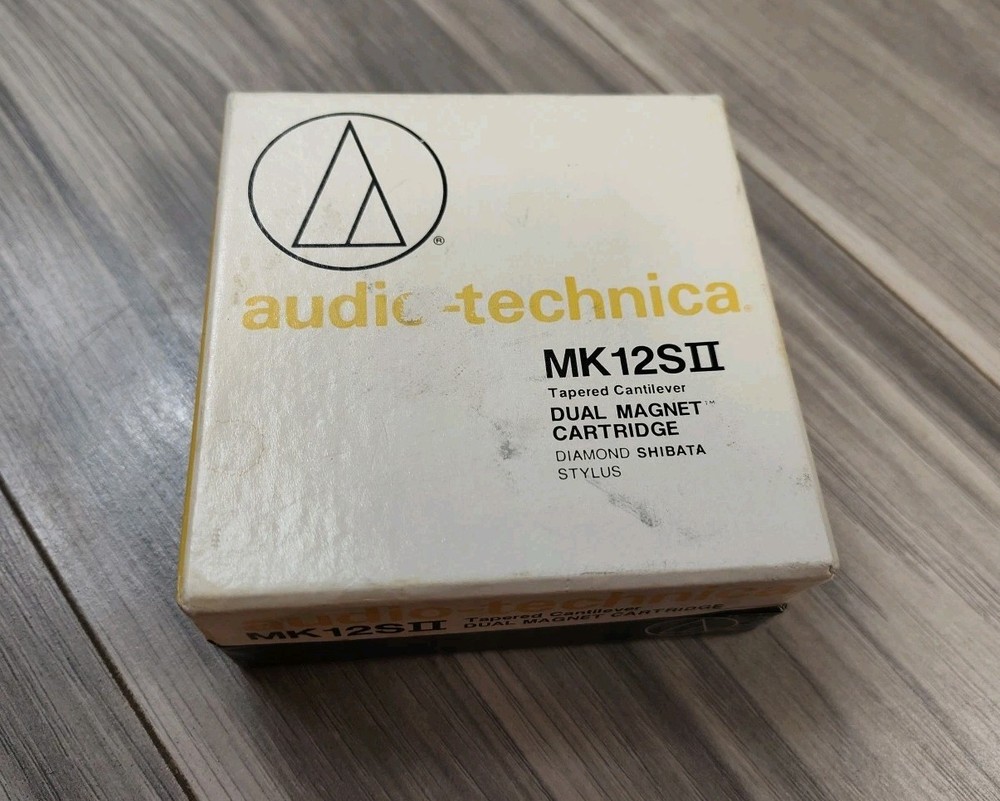 Audio-Technica MK-12SII Dual Magnet Cartridge Turntable Needle Original Box