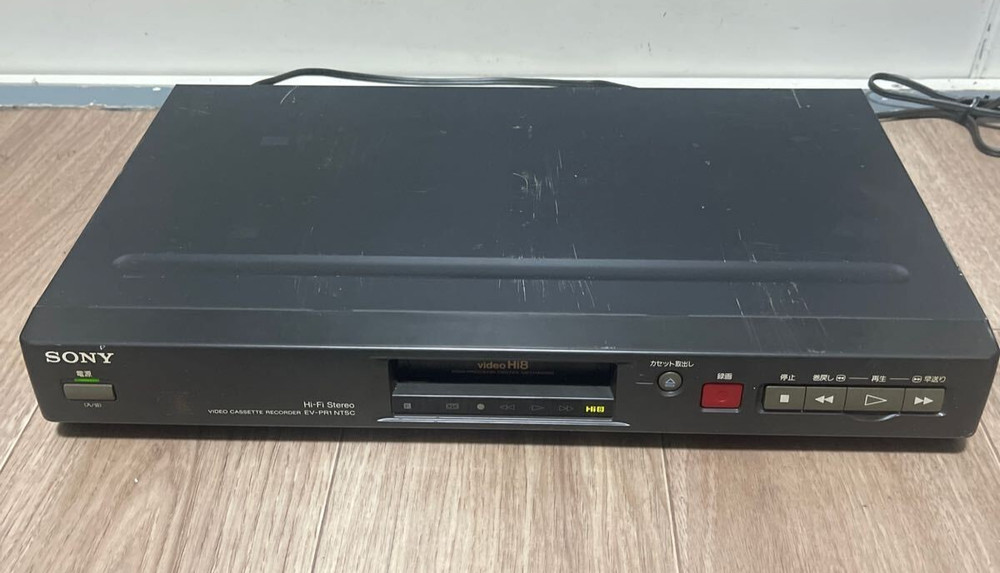 Sony EV-PR1 Hi8 8mm VCR Video Deck Player 100V