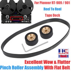 Pinch Roller Kit W/ Allen Wrench For Pioneer RT-909 / 901 Reel To Reel Tape Deck