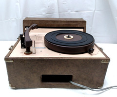 Audiotronics Model 300A, 4-Speed, Turntable, Classroom Record Player