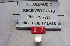 Philips 7831 Receiver Balance, Bass, Or Treble Knob Read All Below. Parting 7831