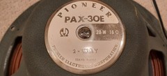 Pioneer PAX-30E 12″ Coaxial Speaker Pair