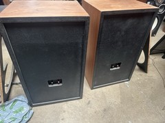 JBL L100 century vintage speakers.