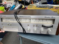 Marantz SR 1000 Stereophonic Receiver Vintage Stereo Receiver w/ Wood Case