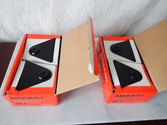 Vintage Realistic Minimus7 40-2031 Speaker Bracket Set (NEW) Set Lot of Two Box
