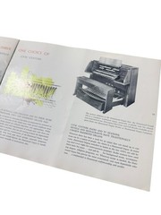 Vtg 1964 Hammond Organ Brochure Catalog Mid Century M Series Home Organs