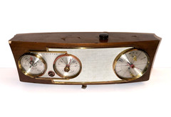 RCA Victor 1-TC-41 Transistor Barometer Clock Radio (1956) Rare Unit w/ Labels