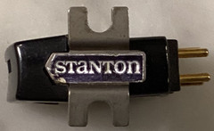 STANTON 680 MKII CARTRIDGE AND RARE BLACK STANTON D6800EL STYLUS (FADED LABEL)