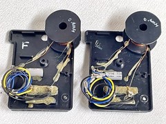 Pair of Realistic Minimus 7 / 7W Speaker Crossovers + Speaker Terminals – 2 Way