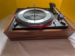 Dual 1218 Turntable with Wood Plinth & Manual