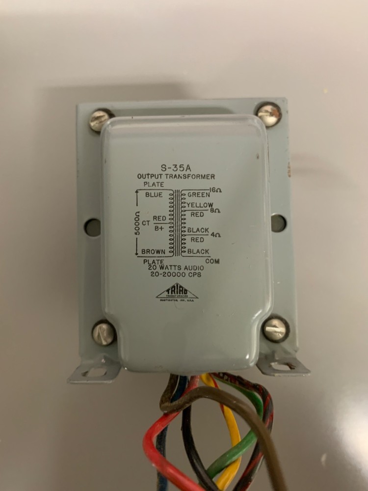 Triad S-35A Tube Output Transformer 5K push-pull. 20 Watts