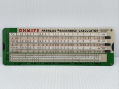 Ohmite Parallel Resistance Calculator Slide Plastic Covered 1949