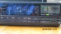 Sony Super BetaMax SL-HF450 VCR + Manual and Remote and Sony Box