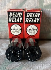 Amperite 115N03 Thermal Time Delay Relays Vacuum Tubes w/ Original Boxes – Pair