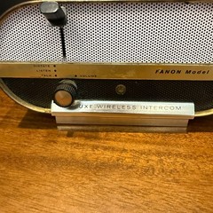 Vintage Fanon Model FW-50 Deluxe Wireless Intercom Mid-Century untested