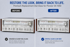 Pioneer SX-1050 Dial Glass Replacement Part