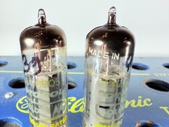 Closely Matched Pair Philips EL84 6BQ5 Code rX3 X9C Tested Good Tube