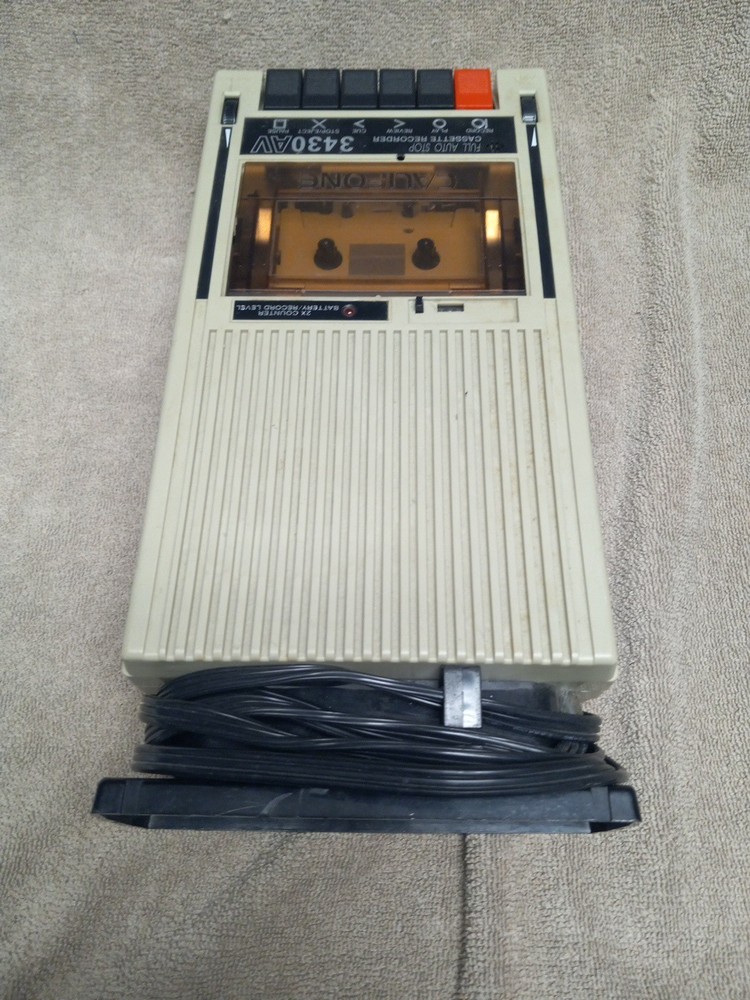 Vintage Califone 3430AV Auto Stop Cassette Recorder Audio Tape Player *Working*