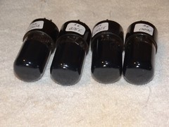 4 x 6V6gt Tung-Sol /Motorola Tubes *Black Glass*Very Strong Matched Quad*#9