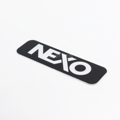 2pcs NEXO Aluminum Logo Badge Replacement Piece 90mm X 27mm