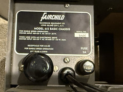 Fairchild 412 turntable with a desirable German made Papst motor