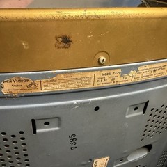 RCA Victor Deluxe TV Model 17-PD-8096U – Untested For Parts – READ