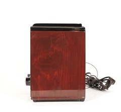 Vintage DeWald Miniature Tombstone Radio w/Stunning Piano Lacquer Finish * Works
