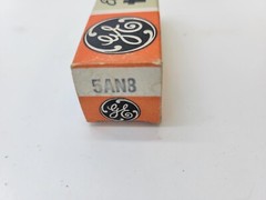 General Electric 5AN8 Electronic Tube Plug-In 9-Pin Triode Pentode Glass Body