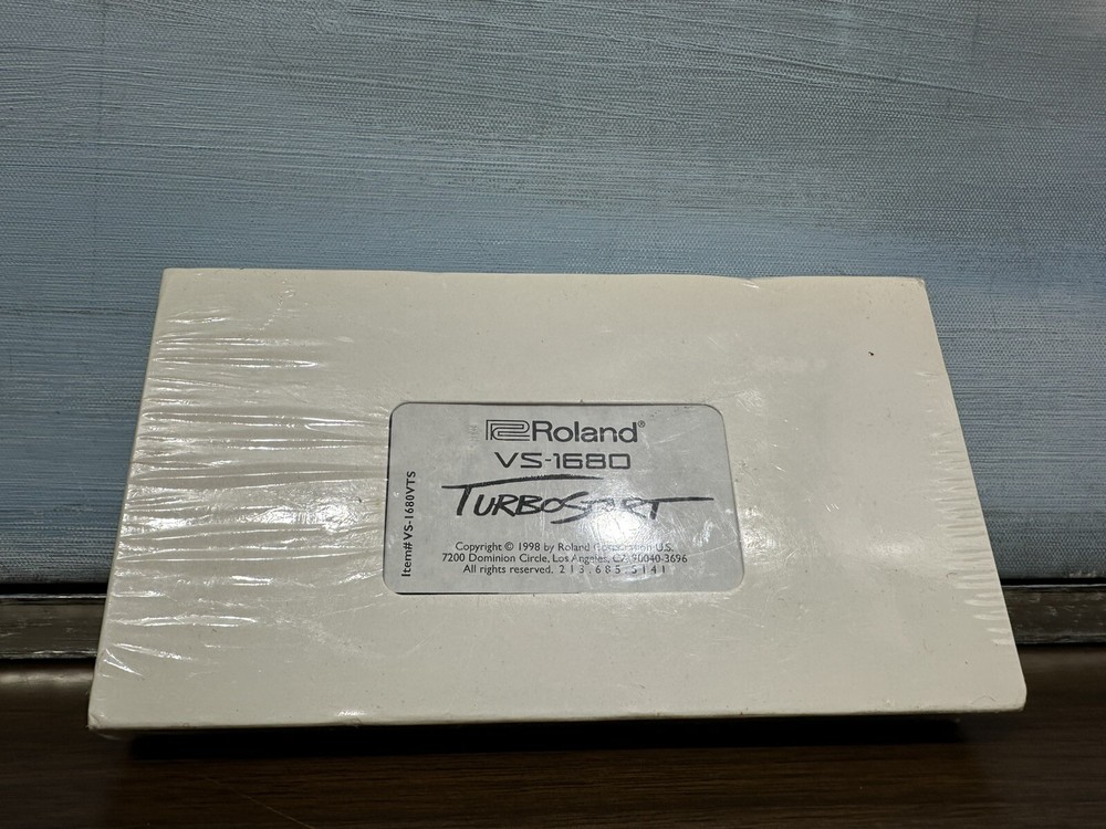 Roland VS-1680Turbo Start VHS Tape (1998)Tutorial /rare New Sealed