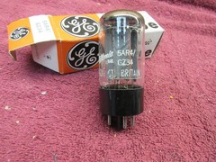 (1) GE GENERAL ELECTRIC LABEL MULLARD 5AR4 GZ34 Vacuum Tube GREAT BRITAIN
