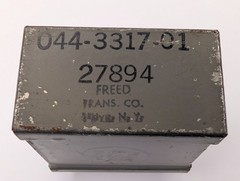 c1950s Freed Transformer 044-3317-01 27894 Electronic Rare Unknown Power 1.5″ E8
