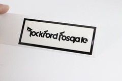 Rockford Fosgate logo badge Sticker Decal waterproof 108mm(4.25″)X40mm(1.57″)