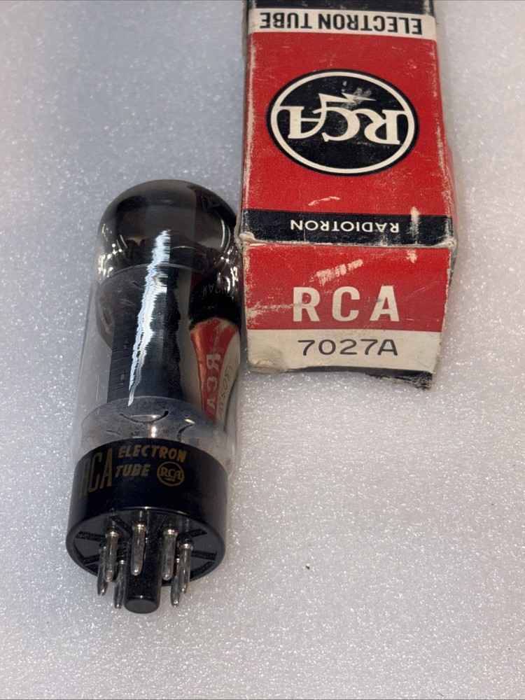RCA 7027A Power Vacuum Tube Amplitrex Tested NOS NIB 108%