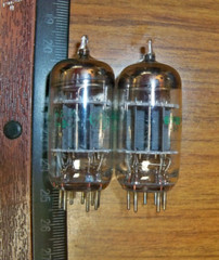 2 Strong Matched GE Short Gray Plate Solid O Getter JG-5814A Tubes Support Rods