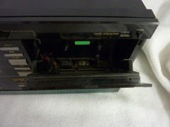 MITSUBISHI DT-157 AUTO CHANGER 7+1 DOUBLE CASSETTE DECK PARTS ONLY UNTESTED