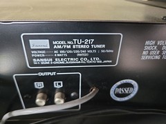 Sansui TU-217 Stereo Tuner AM / FM Radio – Tested – condition